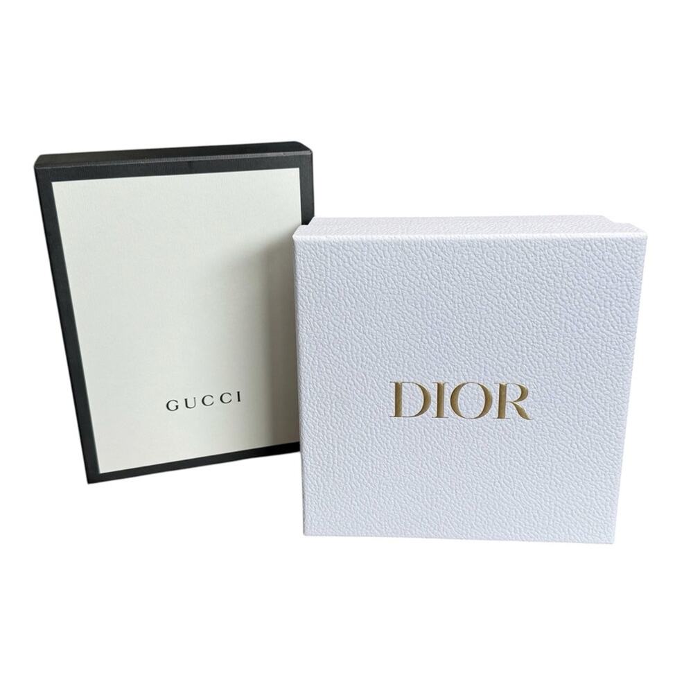 DIOR White Gift Box & GUCCI White/Black Gift Box